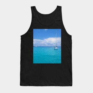 Mediterranean Serenity: Drink Blue Waters Tank Top